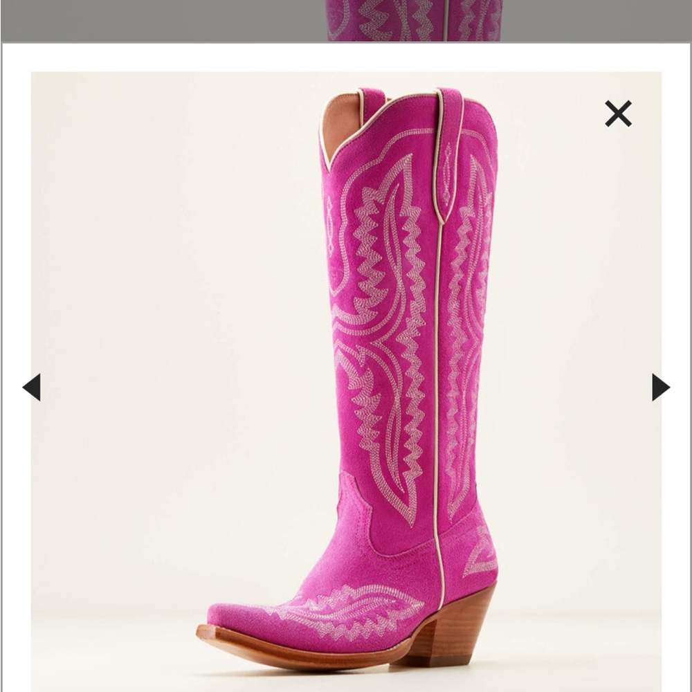 Ariat Casanova Haute Pink Suede Boots